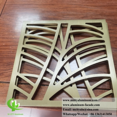 10mm Aluminium Screen Laser Cut Metal Panels για εσωτερική διακόσμηση τοίχων
