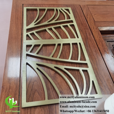 10mm Aluminium Screen Laser Cut Metal Panels για εσωτερική διακόσμηση τοίχων