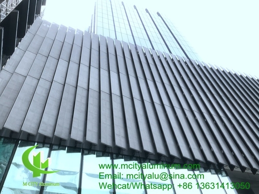 FOSHAN PVDF Χάλυβα αλουμινίου διάτρητο μη τυποποιημένο πάνελ που χρησιμοποιείται για το εξωτερικό των κτιρίων