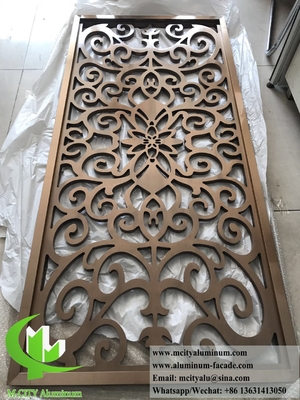 8mm Metal Screen Privacy Screen Aluminium Laser Cut Panels για εξωτερική χρήση