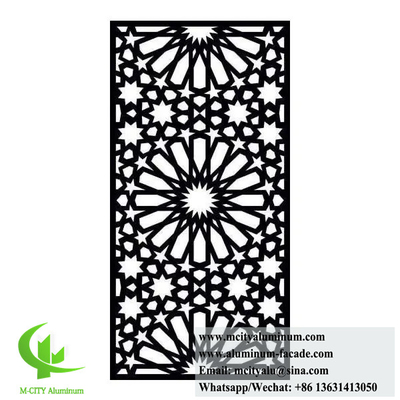 8mm Metal Screen Privacy Screen Aluminium Laser Cut Panels για εξωτερική χρήση