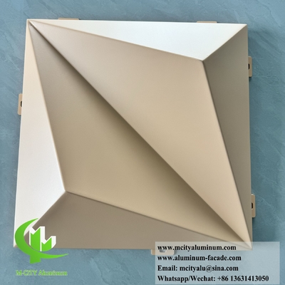 3D σχεδιασμός προσόψεως Χάλυβα φύλλο Αλουμίνιο επένδυση διάτρητο φύλλο