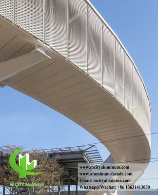 Διευρυμένο πλέγμα αλουμινίου για διακόσμηση κτιρίων πάχους 3mm