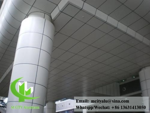 Εξωτερικές στρογγυλές τρύπες διάτρητο φύλλο μετάλλου Πίνακα αλουμινίου για πρόσοψη ή οροφή