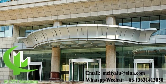 Κάλυψη από αλουμίνιο για τοίχους για πρόσοψη κτιρίων