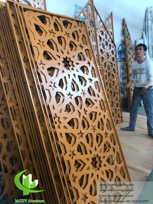 Διακόσμηση οθόνης μετάλλου με laser cut για πρόσοψη, φράχτη, διακόσμηση χειροπέδου