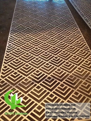 3D πάνελ αλουμινίου για το ξενοδοχείο πρόσοψη εξατομικευμένο κατασκευαστής φύλλων μετάλλου