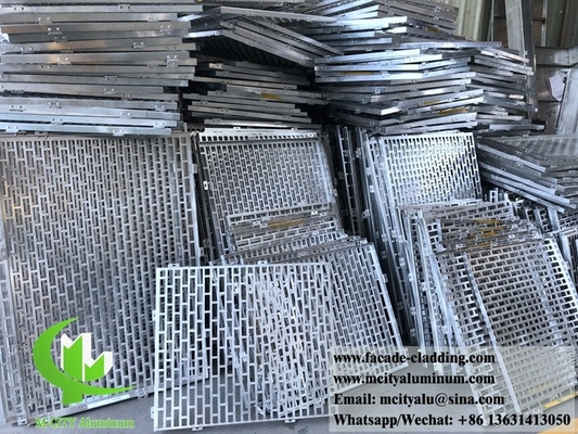 Πίνακας τρύπησης CNC από αλουμίνιο με διάτρητο φελλοανθρακονικό πίνακα, κουρτίνας τοίχου για επένδυση προσόφων