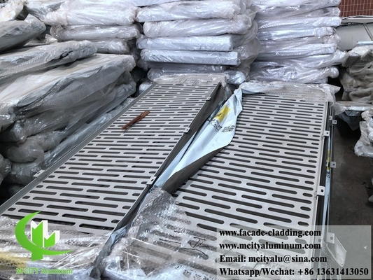 Κίνα 3mm μεταλλικό διάτρητο πάνελ αλουμινίου σε σκόνη επικαλυμμένο με αλουμίνιο στερεό πάνελ για πρόσοψη