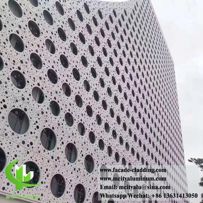 Πυρήνες μεταλλικών προσόψεων οθόνες πάνελ αλουμινίου επένδυση προμηθευτής στο Guangzhou Κίνα