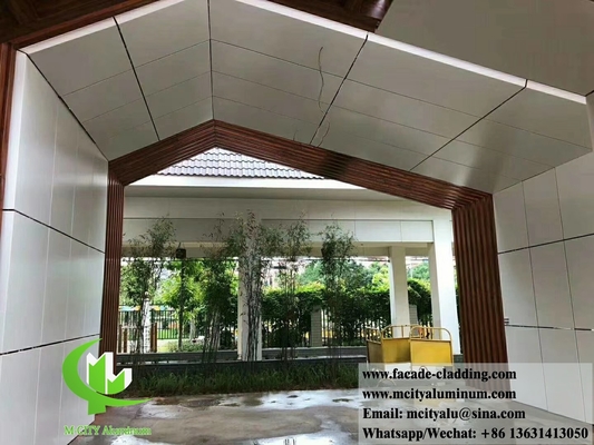 Μεταλλική επένδυση αλουμινίου, στερεών τοιχωμάτων, φύλλα μετάλλου για στέγη και πρόσοψη