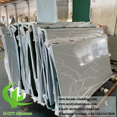 Εικόνα με laser cut metal screen πλακάκια αλουμινίου για διακόσμηση κτιρίων 3mm ανθεκτικά στην σκουριά