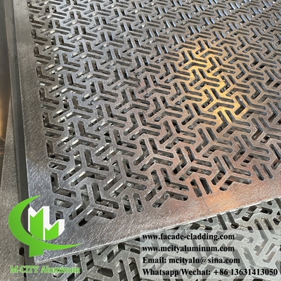 CNC laser cut carved metal panel for garden fence αλουμινίου οθόνη διακόσμηση κτιρίου πάχος 4mm στην Κίνα
