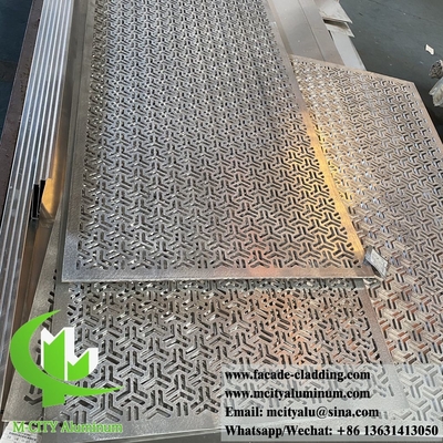 CNC laser cut carved metal panel for garden fence αλουμινίου οθόνη διακόσμηση κτιρίου πάχος 4mm στην Κίνα