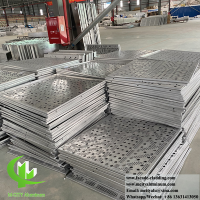 Foshan Laser cut metal facade panels με κούφια διακοσμητικά σχέδια για τοίχους κτιρίων