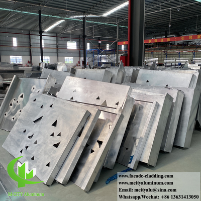 Foshan Laser cut metal facade panels με κούφια διακοσμητικά σχέδια για τοίχους κτιρίων