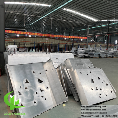 Foshan Laser cut metal facade panels με κούφια διακοσμητικά σχέδια για τοίχους κτιρίων