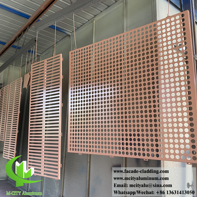 Σύστημα 3D επένδυσης προσόψεως από μεταλλικό υλικό αλουμινίου με προστατευτική σκόνη κατά της σκουριάς, με πάχος 3 mm