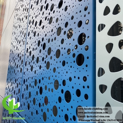 Αρχιτεκτονική laser cut metal wall cladding αλουμινίου PVDF επίστρωση 15 χρόνια εγγύηση χρώματος εξωτερική διακόσμηση