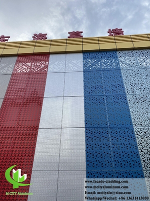 3D σχεδιασμός στερεό αλουμινίου τοίχος επένδυση κομμάτι χρώμα 3mm συγκόλληση εξωτερικό τοίχο προσώπου