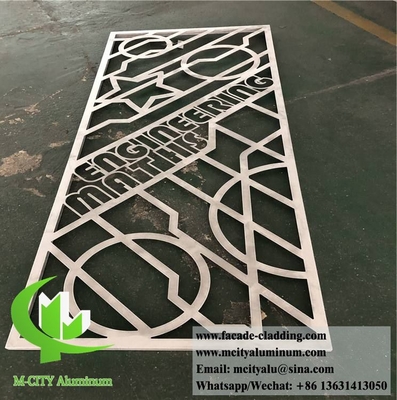 Διακοσμητικά Laser Cut Metal Εξωτερικές οθόνες φύλλο αλουμινίου για τοίχο φράχτη διακόσμηση μπαλκόνι
