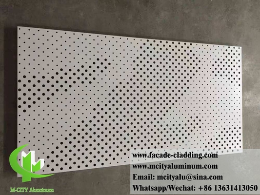 Πλαστική διάτρητης μεταλλικής φύλλας Πίνακες αλουμινίου για τοιχοποιίες Πλαστική στήλης