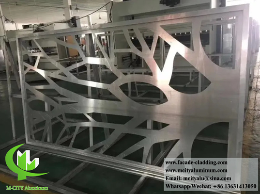3D Metal Cladding Σκληρό φύλλο αλουμινίου για εσωτερική διακόσμηση τοίχων