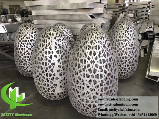 Κόκκινο χρώμα Μεταλλική επένδυση 3D σχεδιασμός για την διακόσμηση τοίχων προσώπου