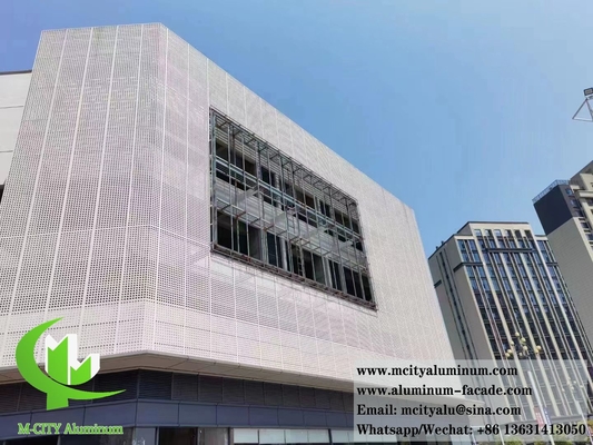 Αλουμίνιο 1100/3003 Διατρημένη πρόσοψη με μεταβλητή μέθοδο εγκατάστασης