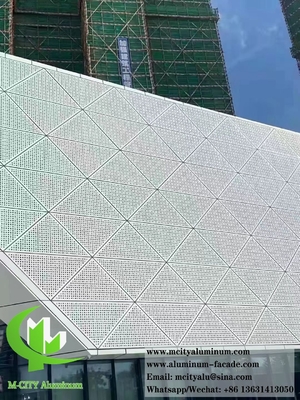 Αλουμίνιο 1100/3003 Διατρημένη πρόσοψη με μεταβλητή μέθοδο εγκατάστασης