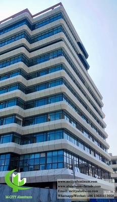 Αρχιτεκτονικές τοιχοπετρώσεις φύλλα μετάλλου Πίνακες αλουμινίου Πρόσοψη συστήματος Επιστρώσεις PVDF