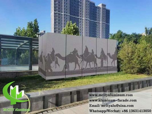 Καλή τιμή Εξωτερικό διάτρητο πάνελ αλουμινίου με 10ετή εγγύηση - Καλυμμένο σε σκόνη και προσαρμόσιμα χρώματα RAL για επένδυση προσόφων σε απευθείας σύνδεση