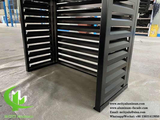 Καλή τιμή Προσαρμοσμένο Powder Coated Aluminium AC Cover Αντι-Ρουζίνη για την προστασία της αντλίας θερμότητας σε απευθείας σύνδεση