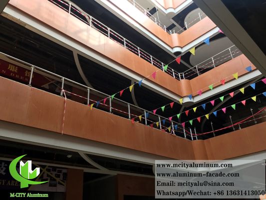 Καλή τιμή Διακοσμητική μεταλλική επένδυση Σκληρό φύλλο αλουμινίου για τσιμεντένιο γυαλί τοίχου σε απευθείας σύνδεση
