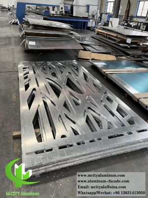 Καλή τιμή 15mm Laser Cut Metal Screen Aluminum Panels Με Προσαρμοσμένα Σχέδια και Επίστρωση Πούδρας για Πόρτες και Προσόψεις σε απευθείας σύνδεση