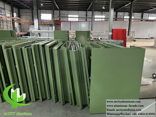 Καλή τιμή Πάνελ Αλουμινίου με Οπές και Ηλεκτροστατική Βαφή 1200x2400mm Κομμένο με CNC Laser για Επένδυση Προσόψεων σε απευθείας σύνδεση