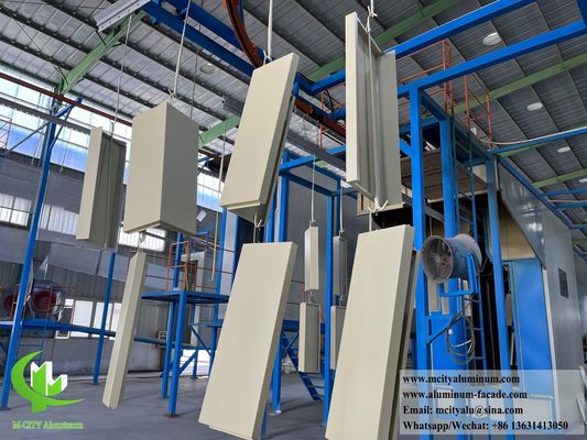 Καλή τιμή Προσαρμοσμένη μεταλλική επένδυση με αλουμινένιο πάνελ που καλύπτεται με σκόνη κατά της σκουριάς σε απευθείας σύνδεση