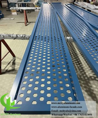 Καλή τιμή Αλουμινένια πτερύγια με διάτρητο φύλλο εξωτερική διακόσμηση ηλιακής σκιάς σε απευθείας σύνδεση