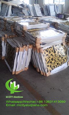 Καλή τιμή Προσαρμοσμένα μοτίβα δέντρων Πουλί επικαλυμμένο με διάτρητο αλουμίνιο Πίνακα προσόψεως 1000x2000mm Standard Size Laser Cut Screen σε απευθείας σύνδεση