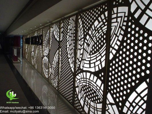 Καλή τιμή Προσαρμοσμένο CNC Laser Cut Aluminum Hollow Screen Panel με επιφάνεια επικαλυμμένη με σκόνη σε 1000x2000mm Standard Size για διακόσμηση προσόφων σε απευθείας σύνδεση