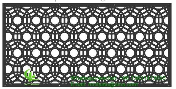 Καλή τιμή Πάνελ Αλουμινίου με Επικάλυψη Πούδρας, Προσαρμοσμένου Σχεδίου, Διάτρητο, 1000x2000mm για Πρόσοψη και Διακοσμητική Οθόνη σε απευθείας σύνδεση