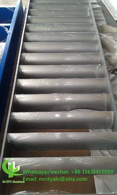 Καλή τιμή Προφίλ αεροτομής αλουμινίου οβάλ σχήματος με ηλεκτροστατική βαφή 6063-T5/T6 κράμα για προσόψεις κουρτινών τοίχων σε απευθείας σύνδεση