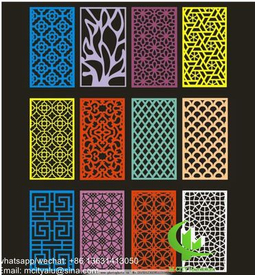 Καλή τιμή 3mm αλουμινένιο διάτρητο πάνελ με ηλεκτροστατική βαφή πούδρας για προσαρμοσμένη πρόσοψη και διακόσμηση τοίχων σε απευθείας σύνδεση