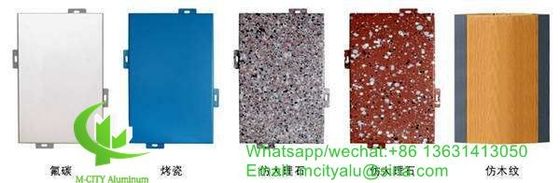 Καλή τιμή Διακοσμητικό Πάνελ Αλουμινίου με Φινίρισμα PVDF και Προσαρμόσιμα Σχέδια για Προσόψεις Κουρτινών σε Μέγεθος 1000x2000mm σε απευθείας σύνδεση