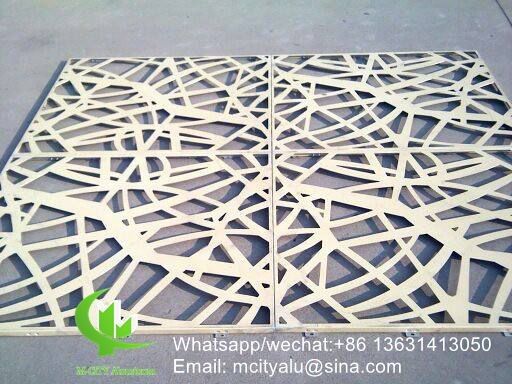 Καλή τιμή κούφιο σχέδιο 3 mm αλουμινίου επένδυση πάνελ με φινίρισμα pvdf για πρόσοψη κουρτίνα τοίχος στερεό πάνελ μονό πάνελ σε απευθείας σύνδεση