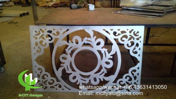 Καλή τιμή Πίνακας από διάτρητο αλουμίνιο με χάλυβα με προσαρμοσμένα μοτίβα για επένδυση προσόφων σε 1000x2000mm σε απευθείας σύνδεση