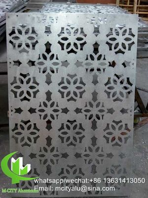 Καλή τιμή CNC Laser Cut Perforated Aluminum Panel με Powder Coated Finish σε προσαρμοσμένα χρώματα RAL για επένδυση προσόφων σε απευθείας σύνδεση