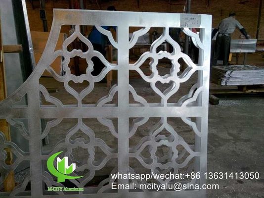 Καλή τιμή 3 mm πάχος Powder Coated Custom CNC Carved Perforated Aluminum Cladding Panel για πρόσοψη σε απευθείας σύνδεση