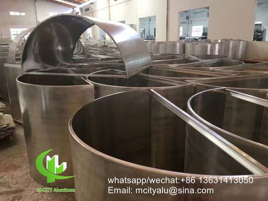 Καλή τιμή Πάνελ επένδυσης αλουμινίου με ηλεκτροστατική βαφή, προσαρμόσιμα σχέδια και πάχος 1,5-10mm για όψεις στηλών και κουφωμάτων σε απευθείας σύνδεση