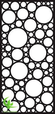 Καλή τιμή Εξωτερικό Πίνακα με διάτρηση από αλουμίνιο για την διακόσμηση τοίχων με φύλλο μετάλλου 3 mm με στρογγυλό μοτίβο στερέωσης σε απευθείας σύνδεση